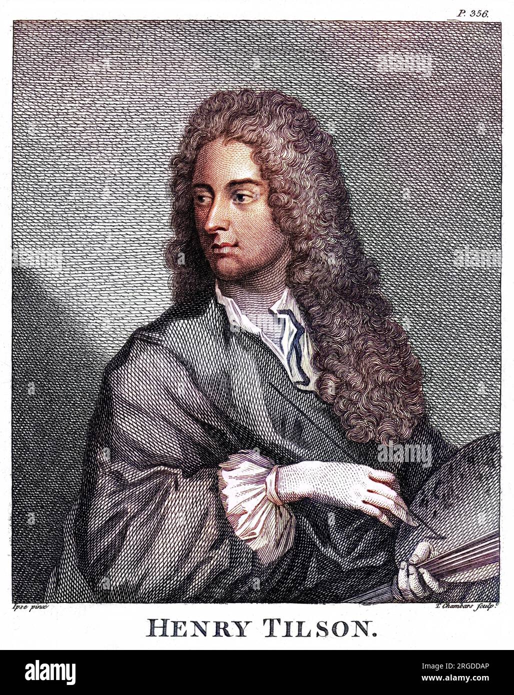 HENRY TILSON (1659 - 1695), Künstler. Stockfoto