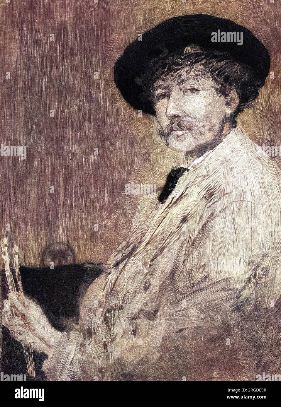 JAMES McNeill WHISTLER, amerikanischer Künstler Stockfoto