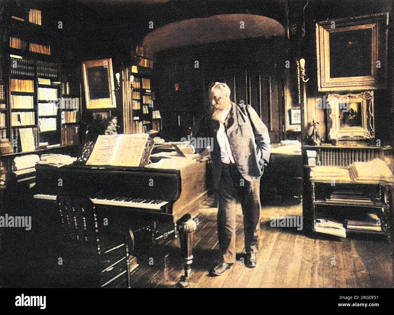 STEPHANE RAOUL PUGNO, französischer Pianist und Komponist, 1905 fotografiert. Stockfoto