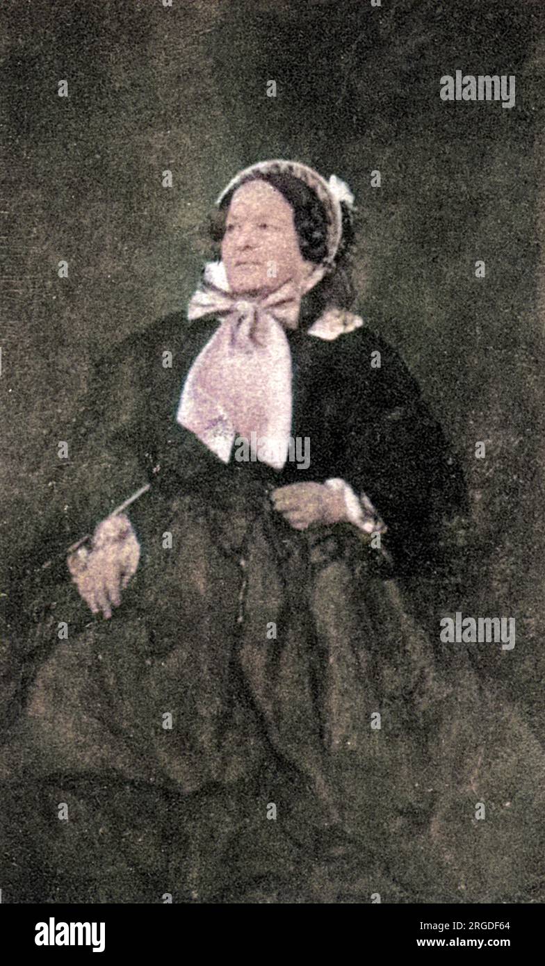 FRAU DE BALZAC (Frau Hanska) Witwe eines polnischen Bankiers, die nach einer langwierigen Affäre Balzac heiratete. Stockfoto