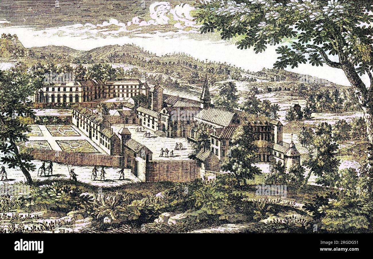 Das Kloster Port-Royal-de-Champs steht in besonderem Zusammenhang mit der Jansenistischen Ketzerei - dem Schwerpunkt bitterer religiöser Kontroversen. Stockfoto