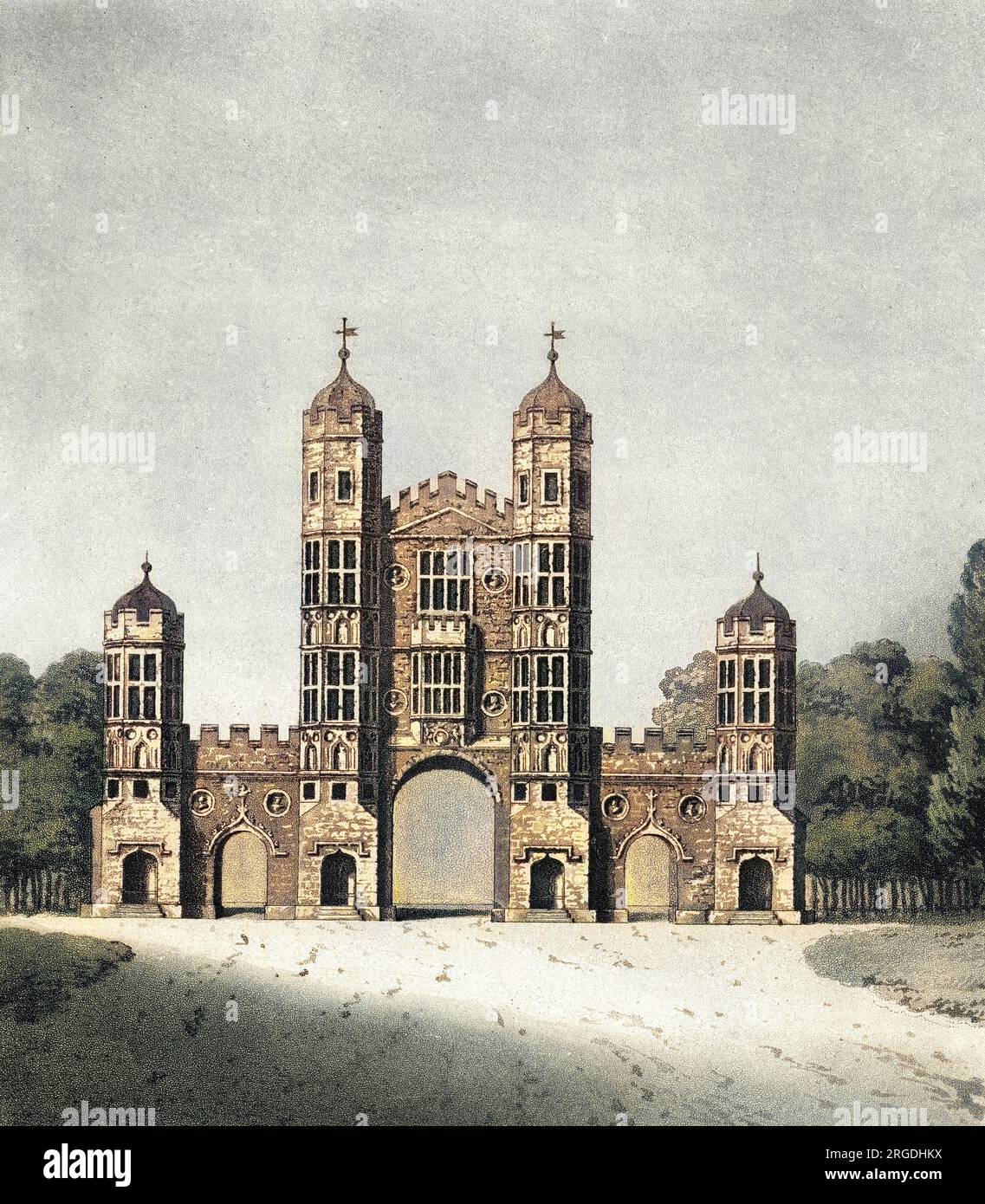 Angeblich von Hans Holbein entworfen und in Windsor errichtet worden sein. Stockfoto