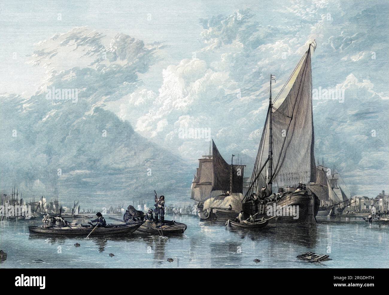 Lieferung im Pool von London Stockfoto