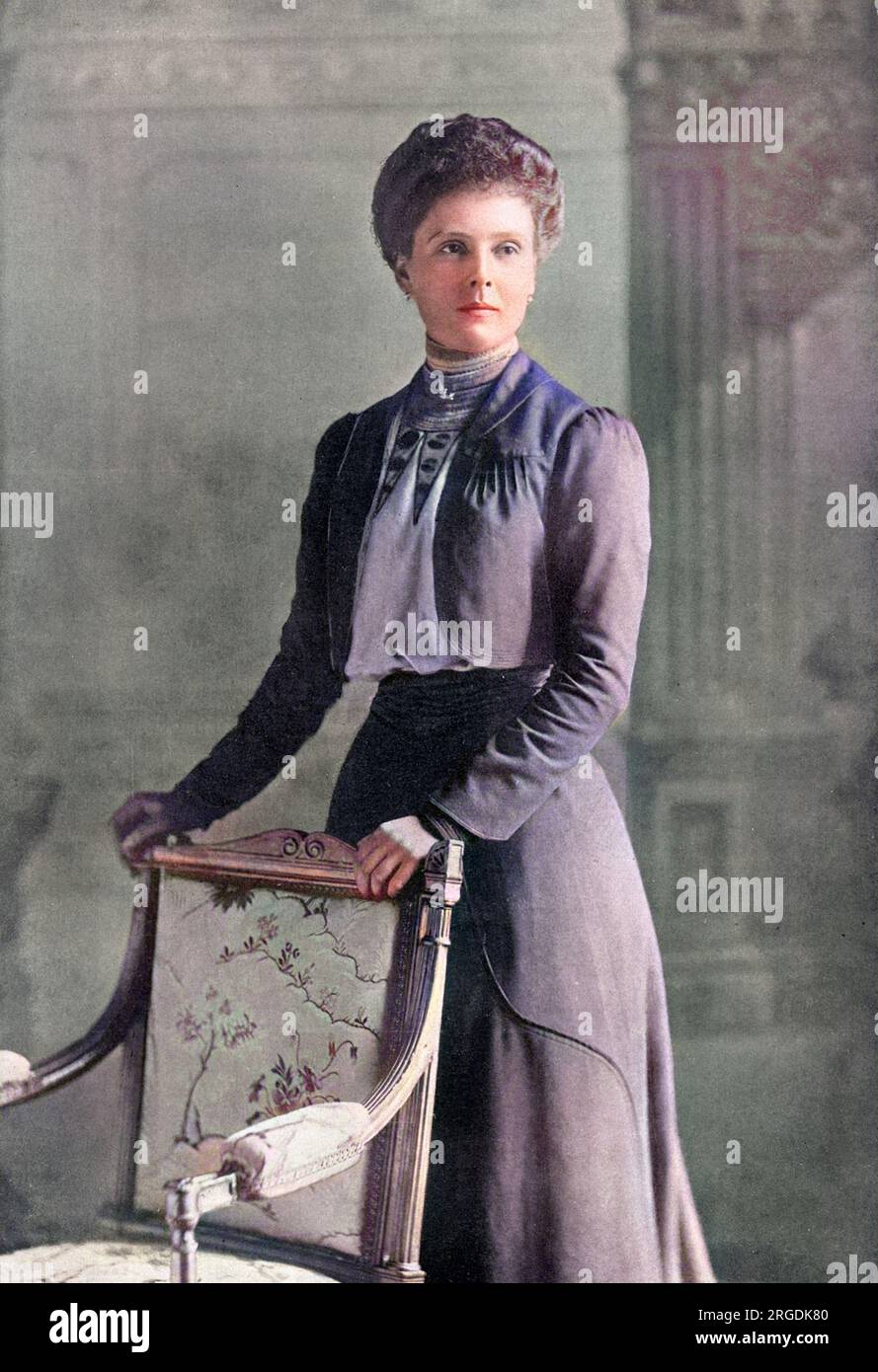 PRINZESSIN ALICE VON ALBANY GRÄFIN von ATHLONE (1883 - 1981) Enkelin von Königin Victoria, Ehefrau von Prinz Alexander von Teck. Das Bild stammt aus ihrer Ehe. Stockfoto