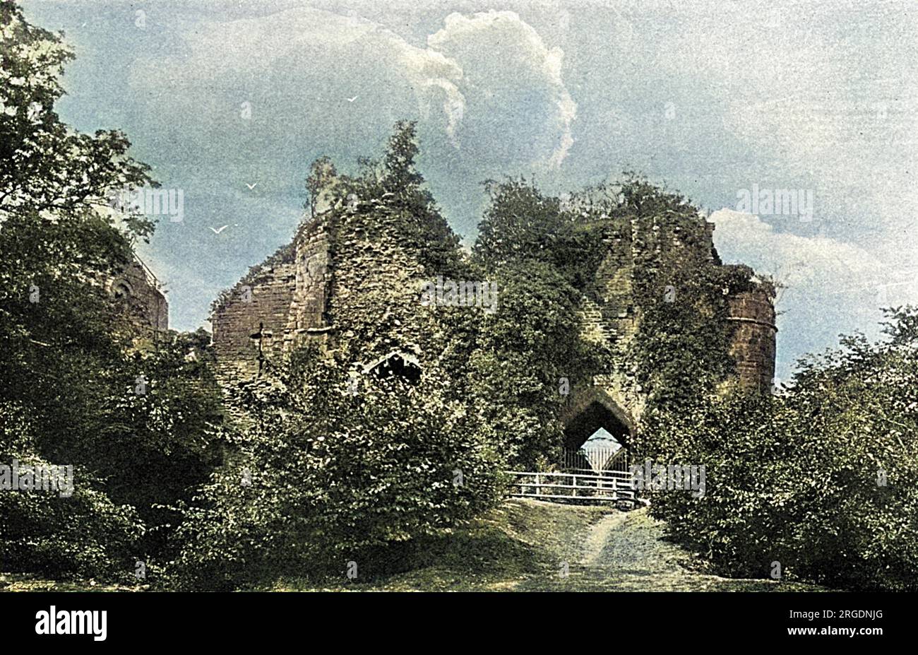 Goodrich Castle, Herefordshire Stockfoto