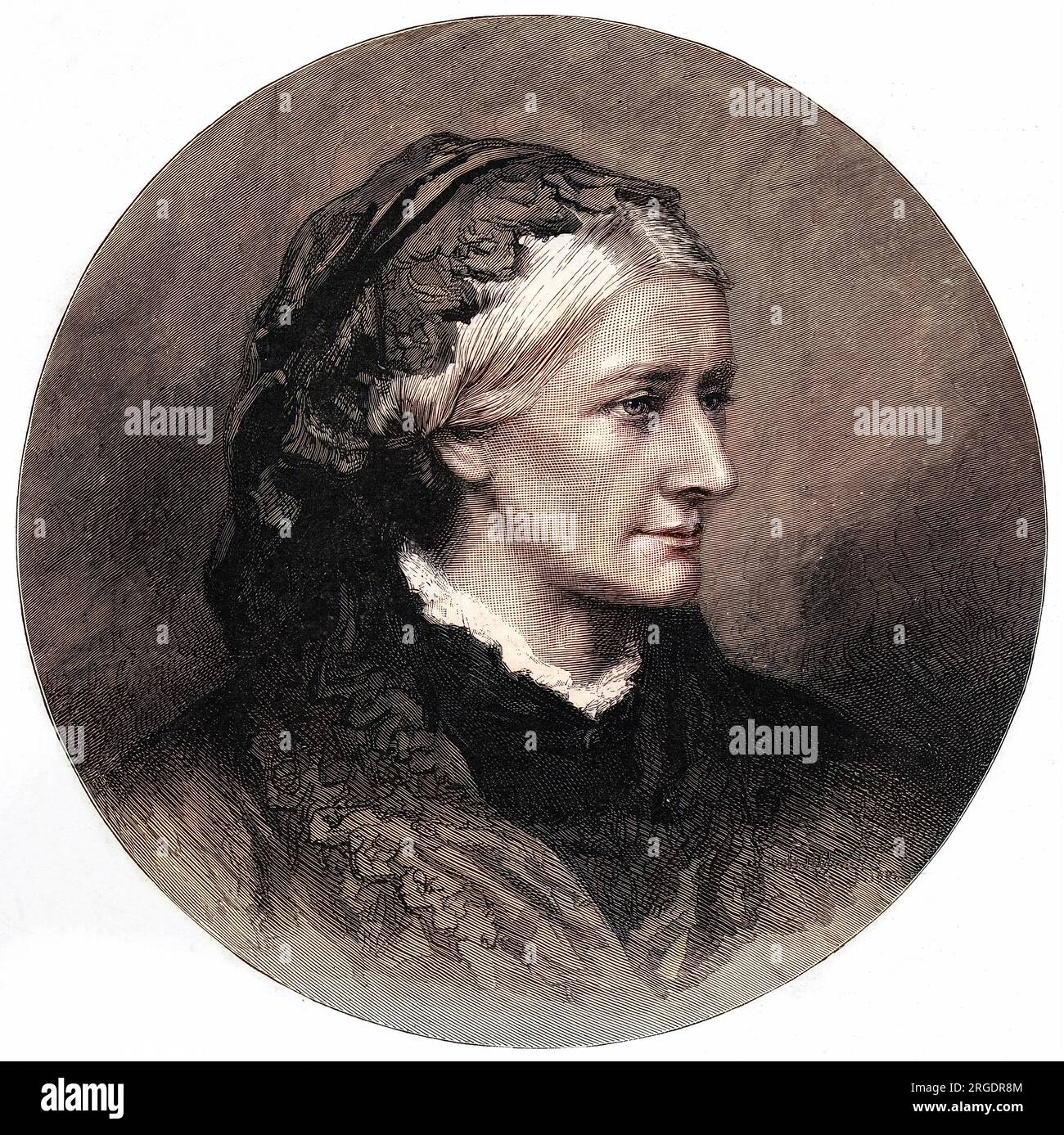 CLARA SCHUMANN (1819-1896), deutsche Musikerin. Stockfoto
