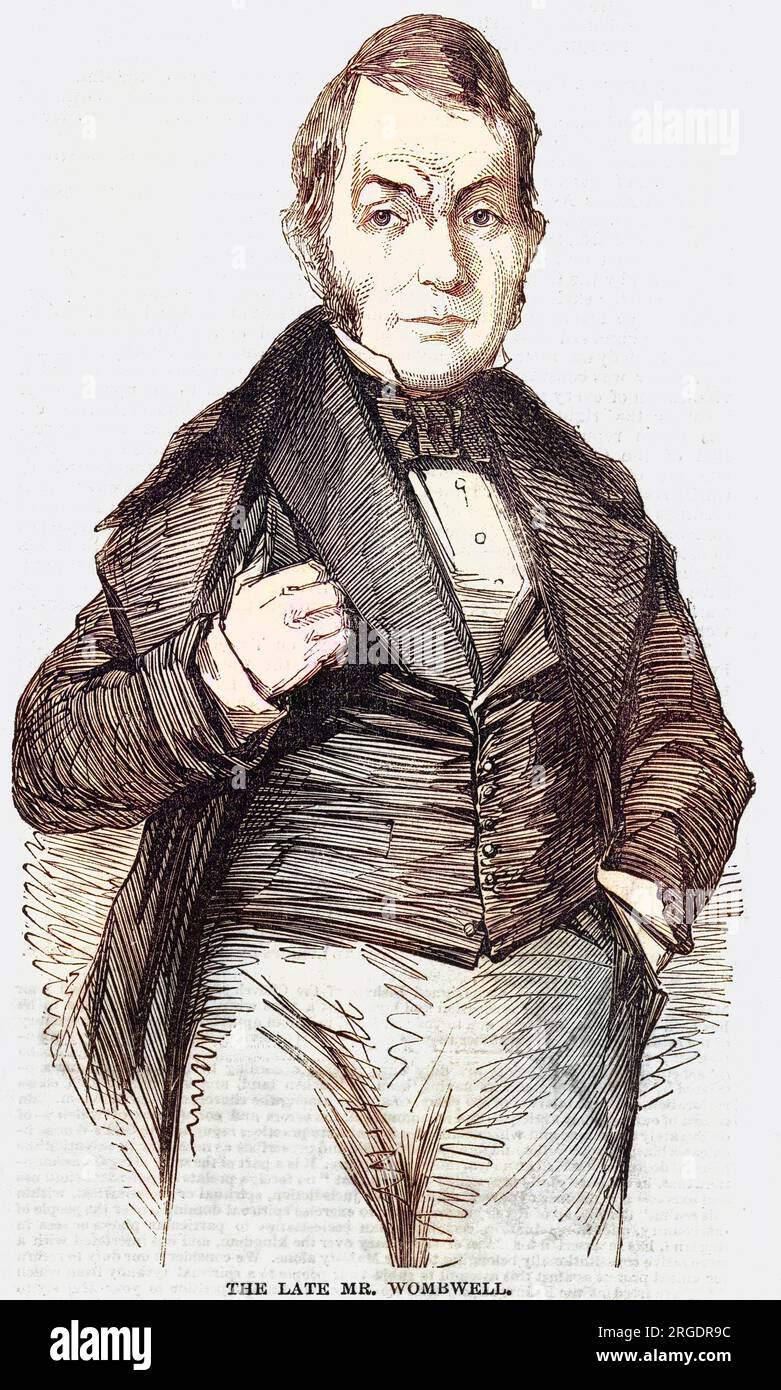 GEORGE WOMBWELL (1778-1850), Menagerie-Eigentümer. Stockfoto