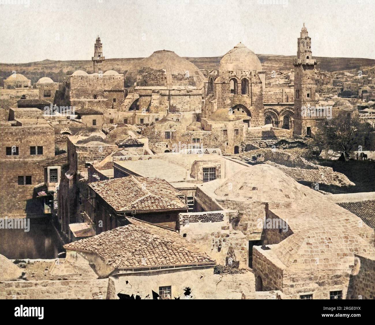 Jerusalem ca. 1861 Stockfoto