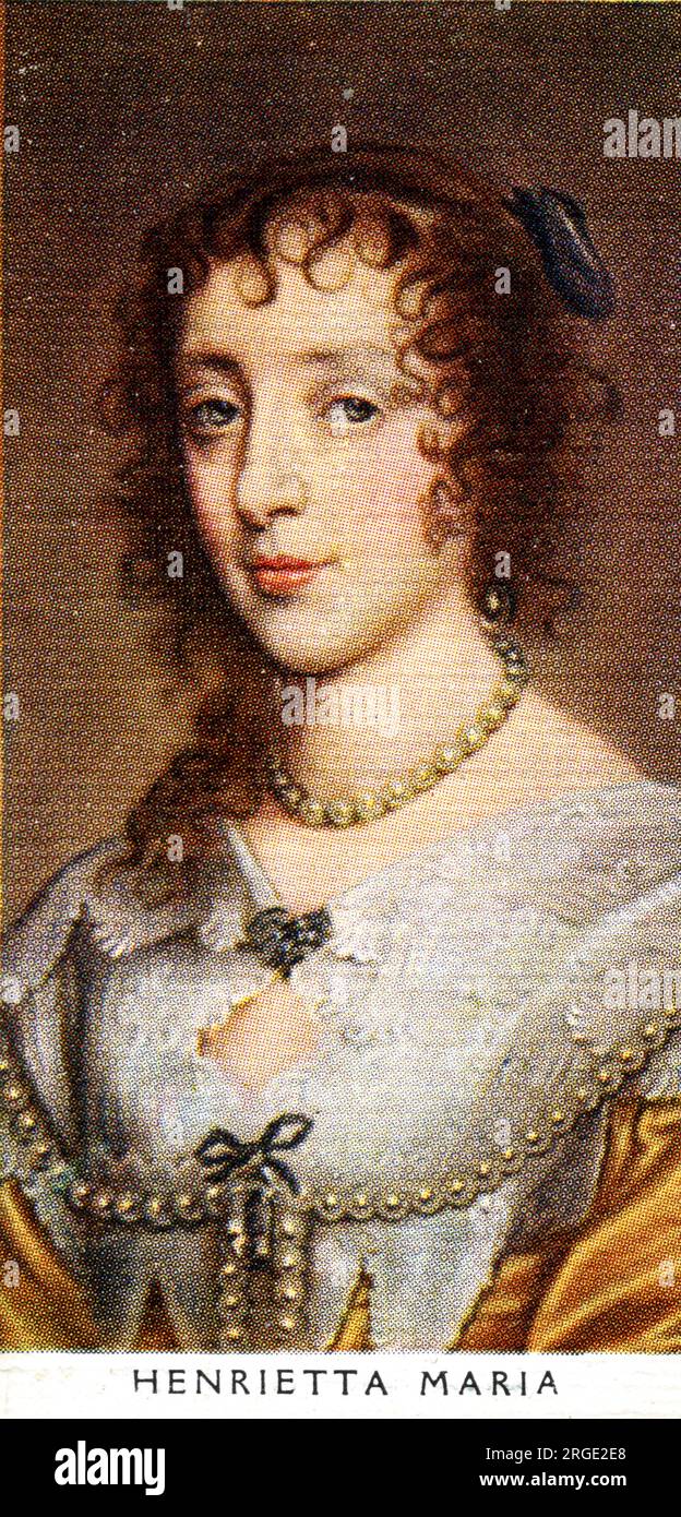 Henrietta Maria (Ehefrau von Charles I) Stockfoto Henrietta Maria (Ehefrau von Charles I) Stockfoto