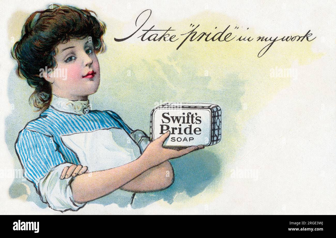 Werbung – Seife – Stockfoto