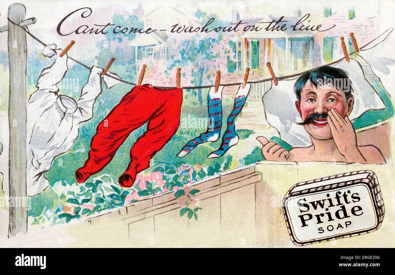 Werbung – Seife – Stockfoto