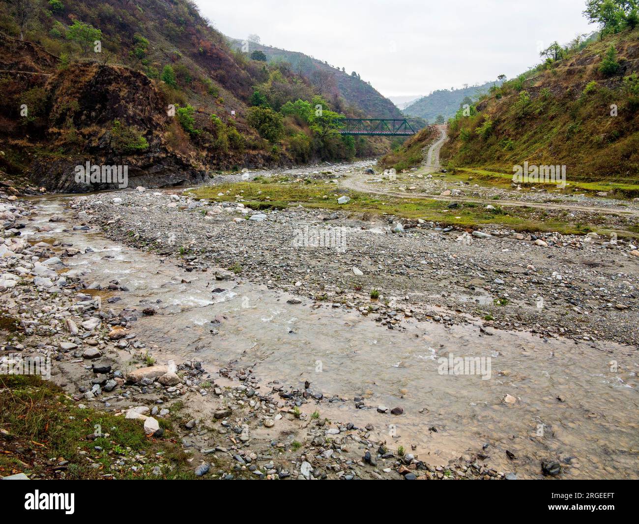 Panar Fluss, Kumaon Hügel, Uttarakhand, Indien Stockfoto