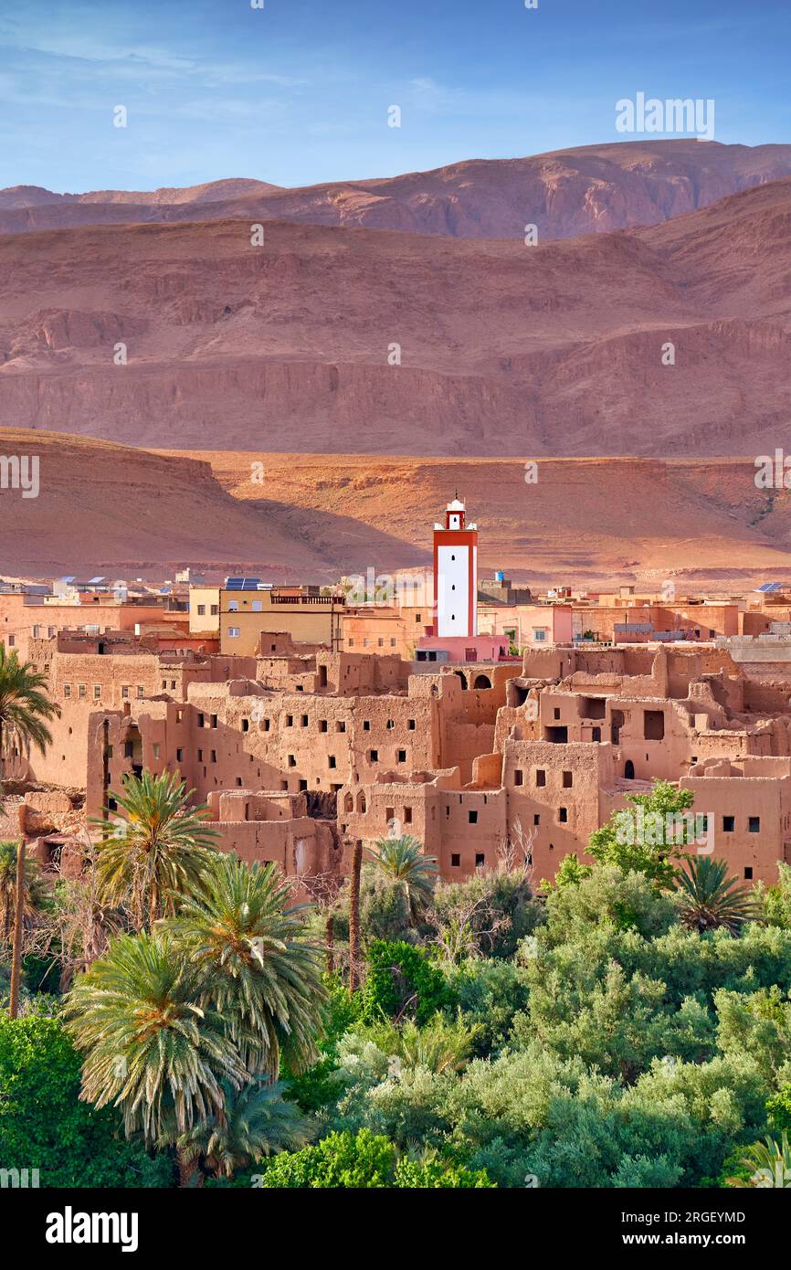 Tinghir, Tineur, Todra Valley, Marokko, Afrika Stockfoto