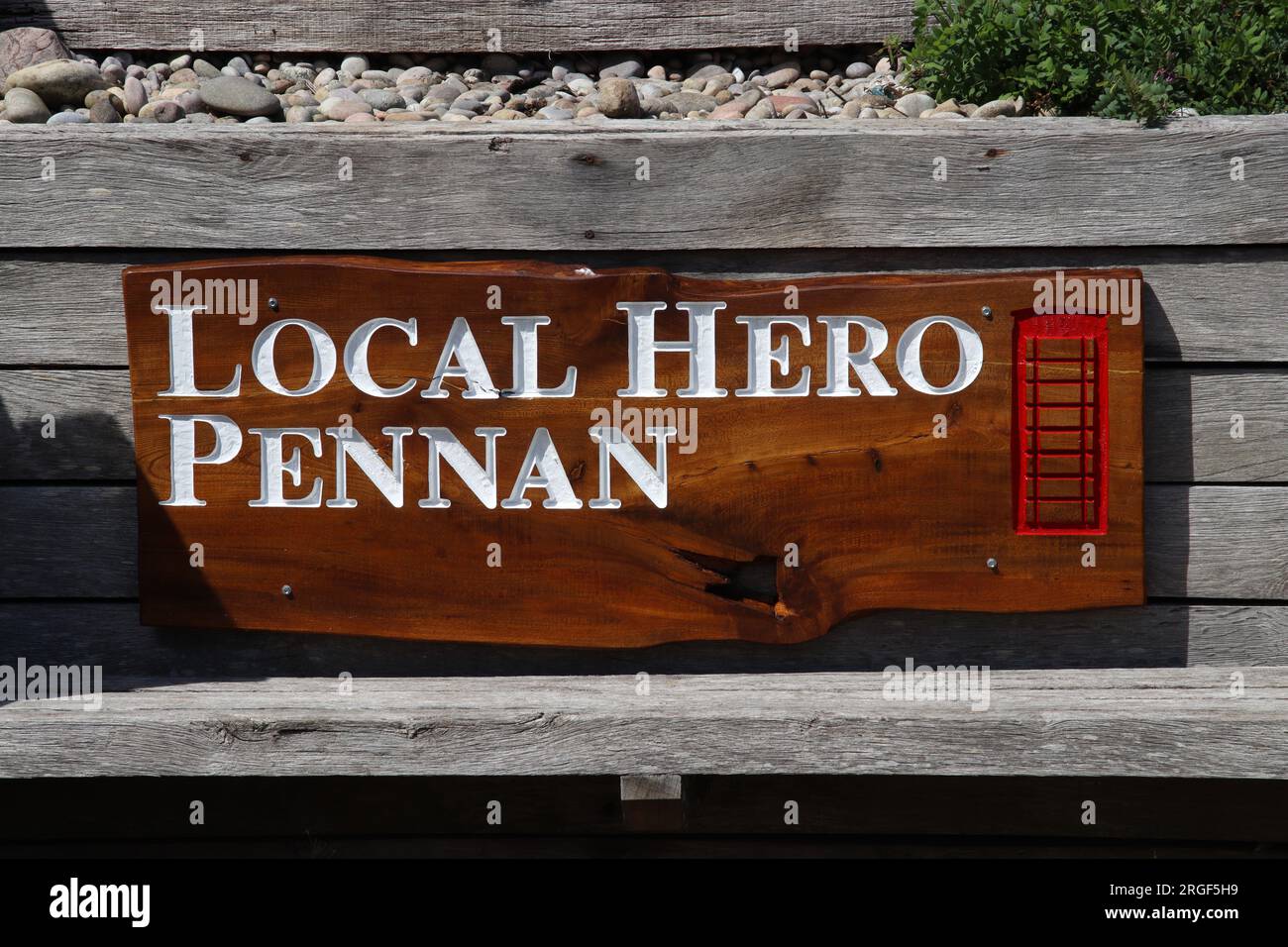 Pennan (Local Hero Village), Aberdeenshire, Schottland Stockfoto