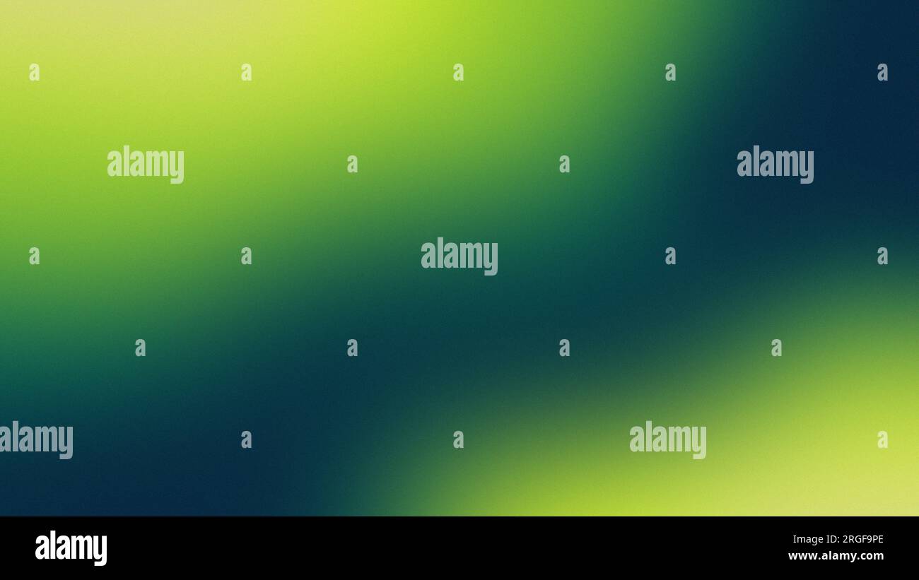 Weicher und verschwommener, körniger, strukturierter dunkler bis hellgrüner verlaufender Hintergrund. Abstrakter mehrfarbiger Vollformathintergrund mit Rauschen. Speicherplatz kopieren. Stockfoto
