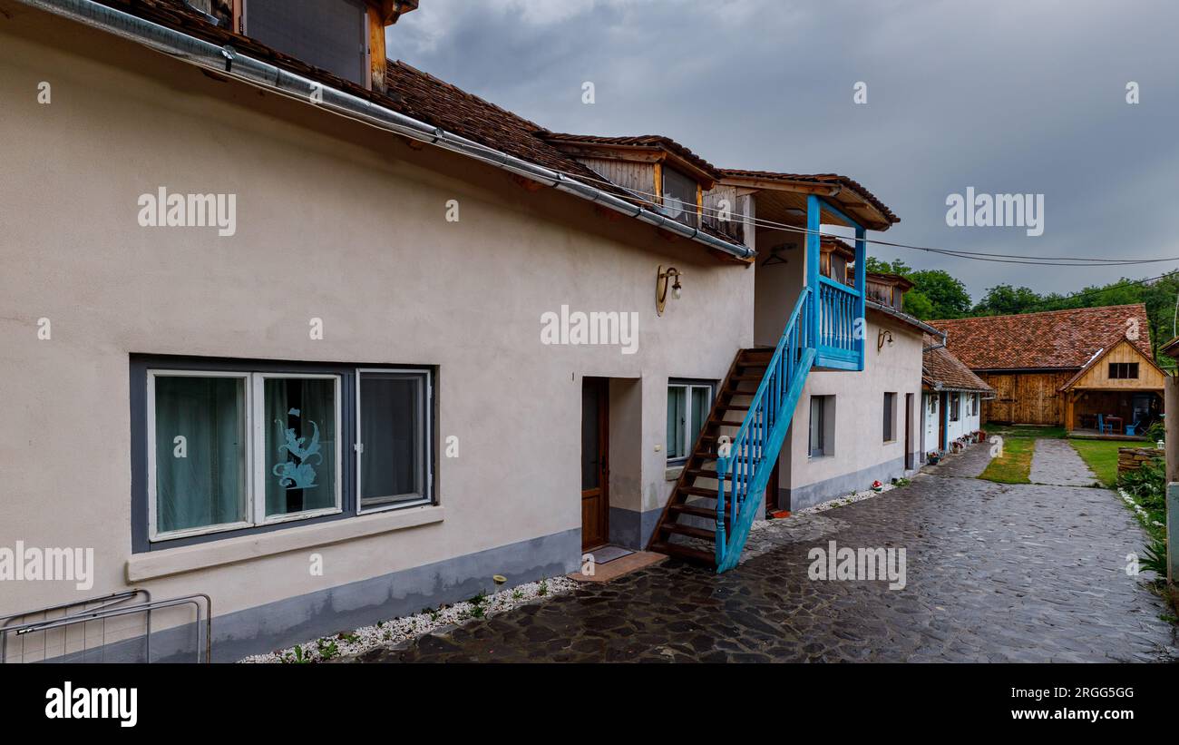 Das Dorf Viskar in Rumänien Stockfoto