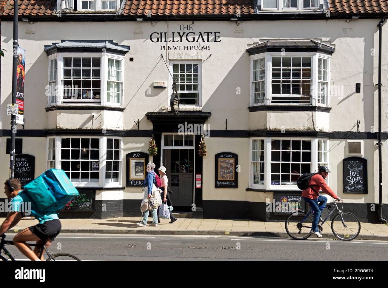 Der Gillygate Pub mit Zimmern, Gillygate, York, North Yorkshire, England, UK Stockfoto