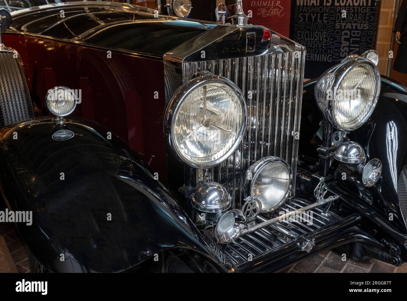 1933 Rolls-Royce 40/50 Phantom II im National Motor Museum, Beaulieu, New Forest, Hampshire, England UK. - ALY 565 Stockfoto