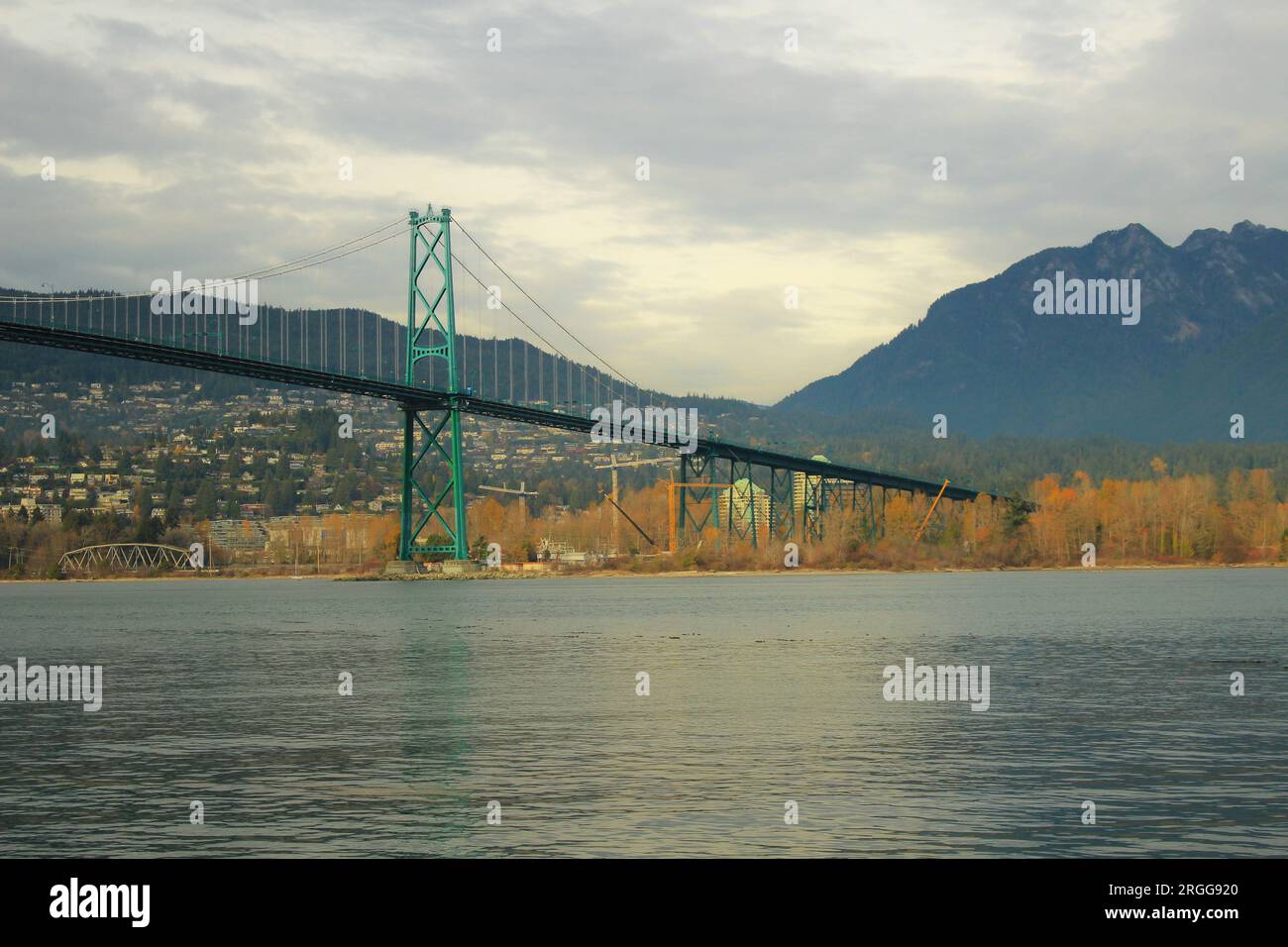 Ich muss definitiv irgendwann wieder ins Stanley Park's Seawall. Es bietet so eine tolle Aussicht. Stockfoto