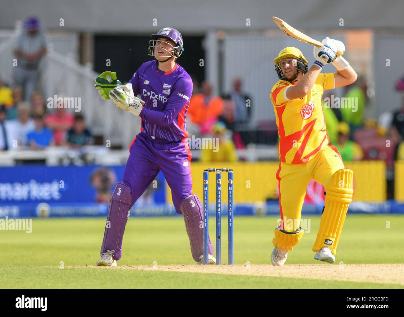 Nottingham, Großbritannien. 09. Aug. 2023. 9. August 2023 - Trent Bridge Cricket Ground, Nottingham. Veranstaltung: The 100 Cricket: Nottingham Rockets gegen Northern Supercharger. Überschrift: Joe Root - (Trent Rockets) Schlagtraining. Bild: Mark Dunn/Alamy Live News (Sport) Kredit: Mark Dunn Photography/Alamy Live News Stockfoto