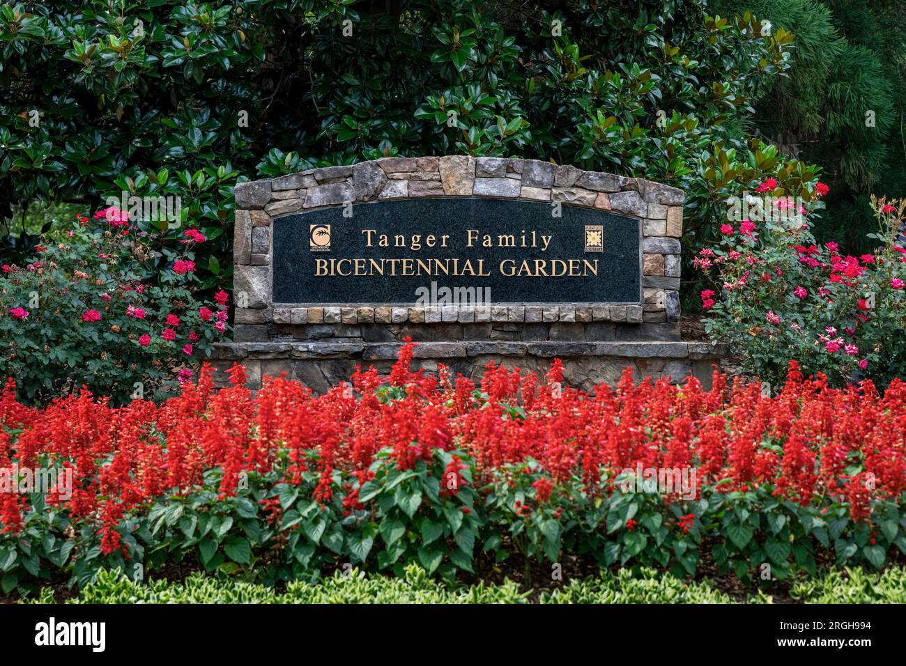 Tanger Family Bicentennial Garden, Greensboro, North Carolina, USA. Stockfoto
