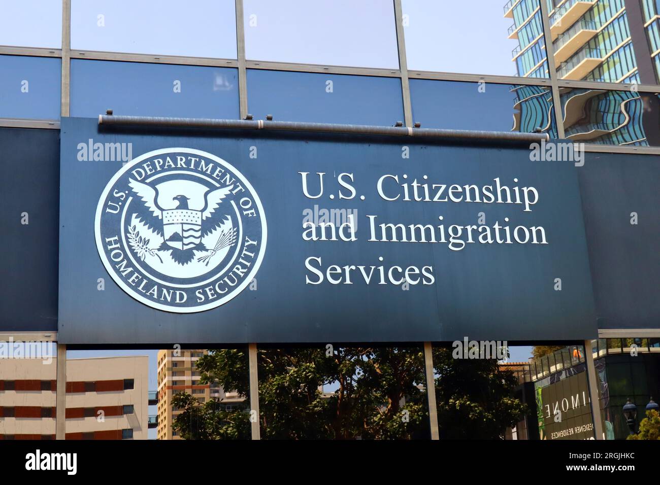 USCIS - U.S. Citizenship and Immigration Services, U.S. Department of Homeland Security Stockfoto