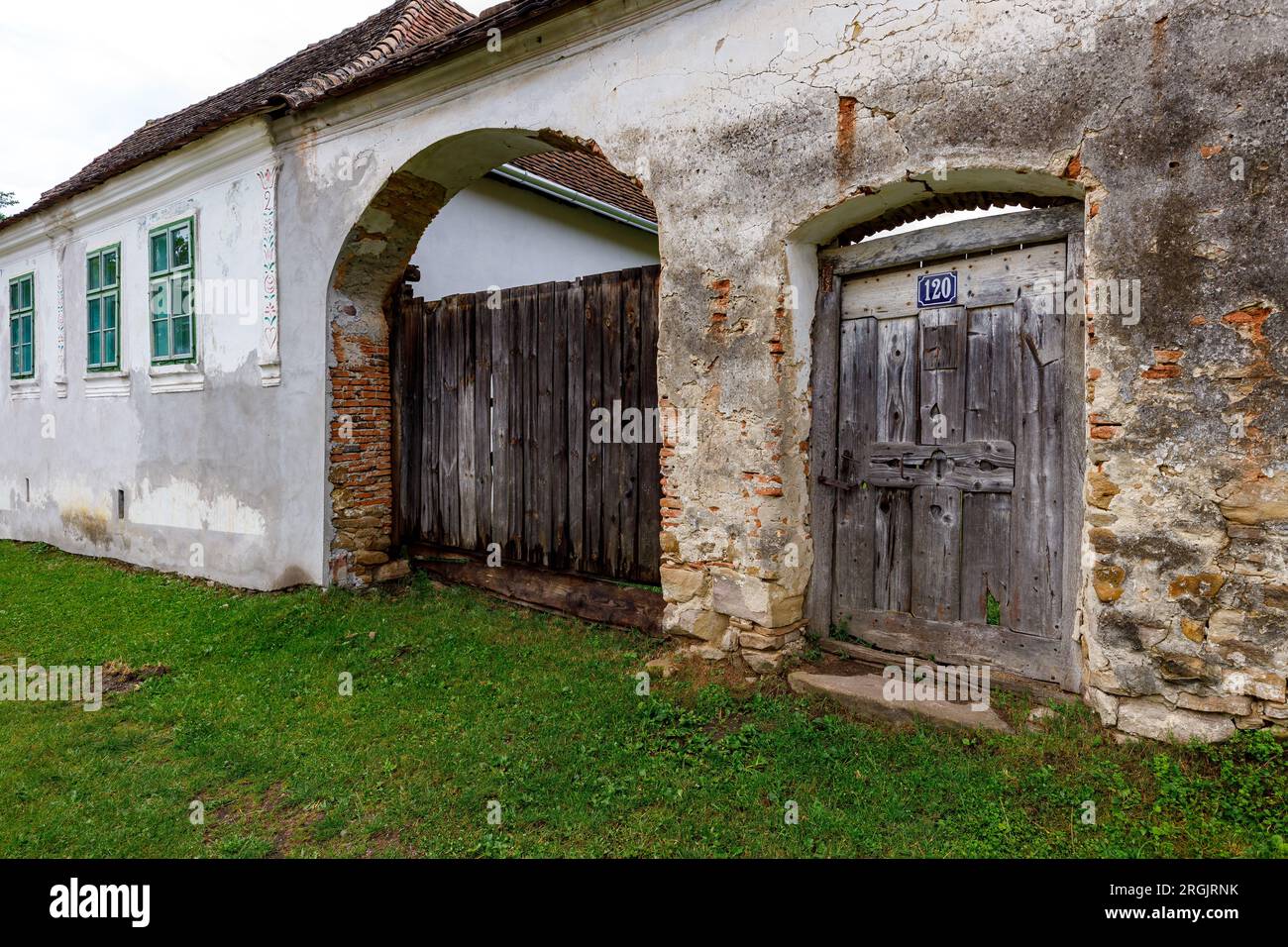Das Dorf Viskar in Rumänien Stockfoto