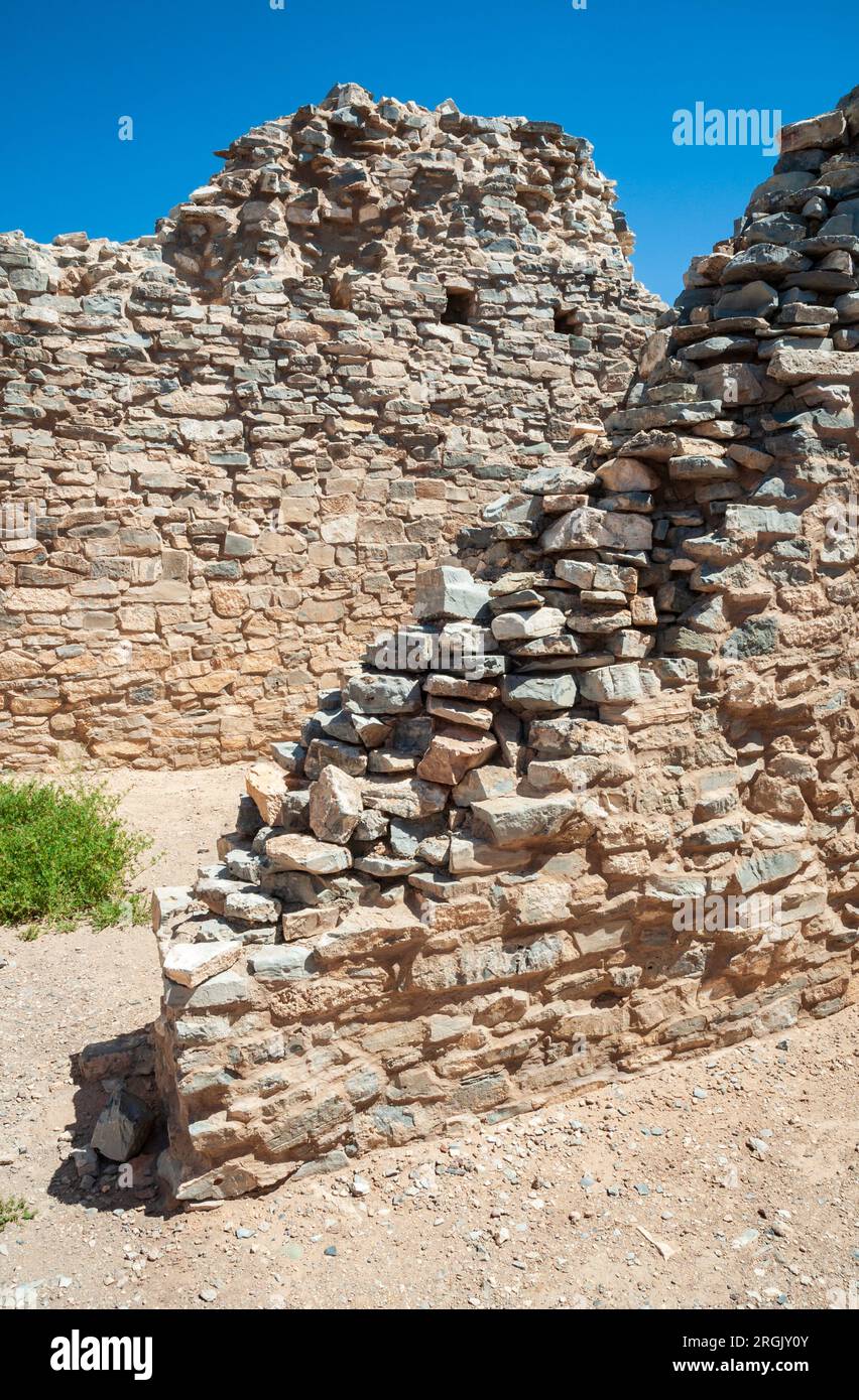 Ruinen von Abo am Salinas Pueblo Missions National Monument in New Mexico Stockfoto