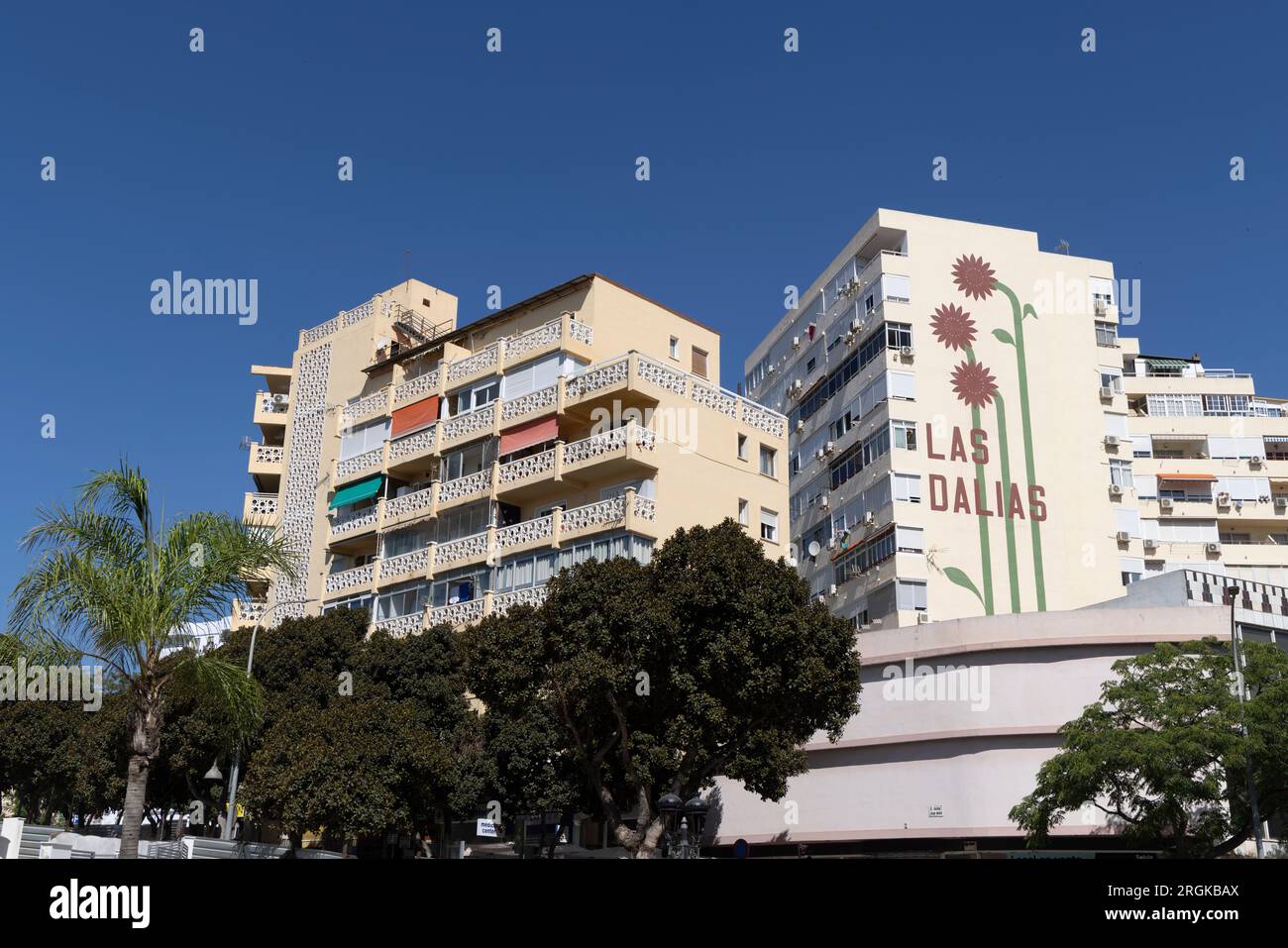 Eine Auswahl an Bildern von Torremolinos, und auch Malagathe Hauptstadt. Die Costa del Sol in Spanien. Stockfoto