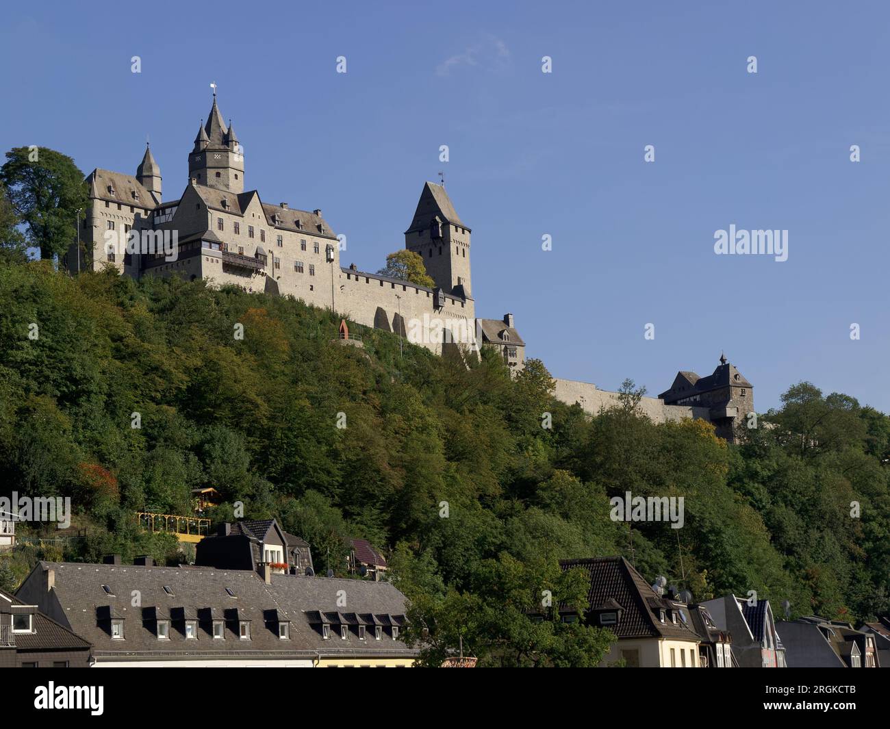 Schloss altena deutschland mit der weltweit ersten Jugendherberge von richard schirrmann Stockfoto