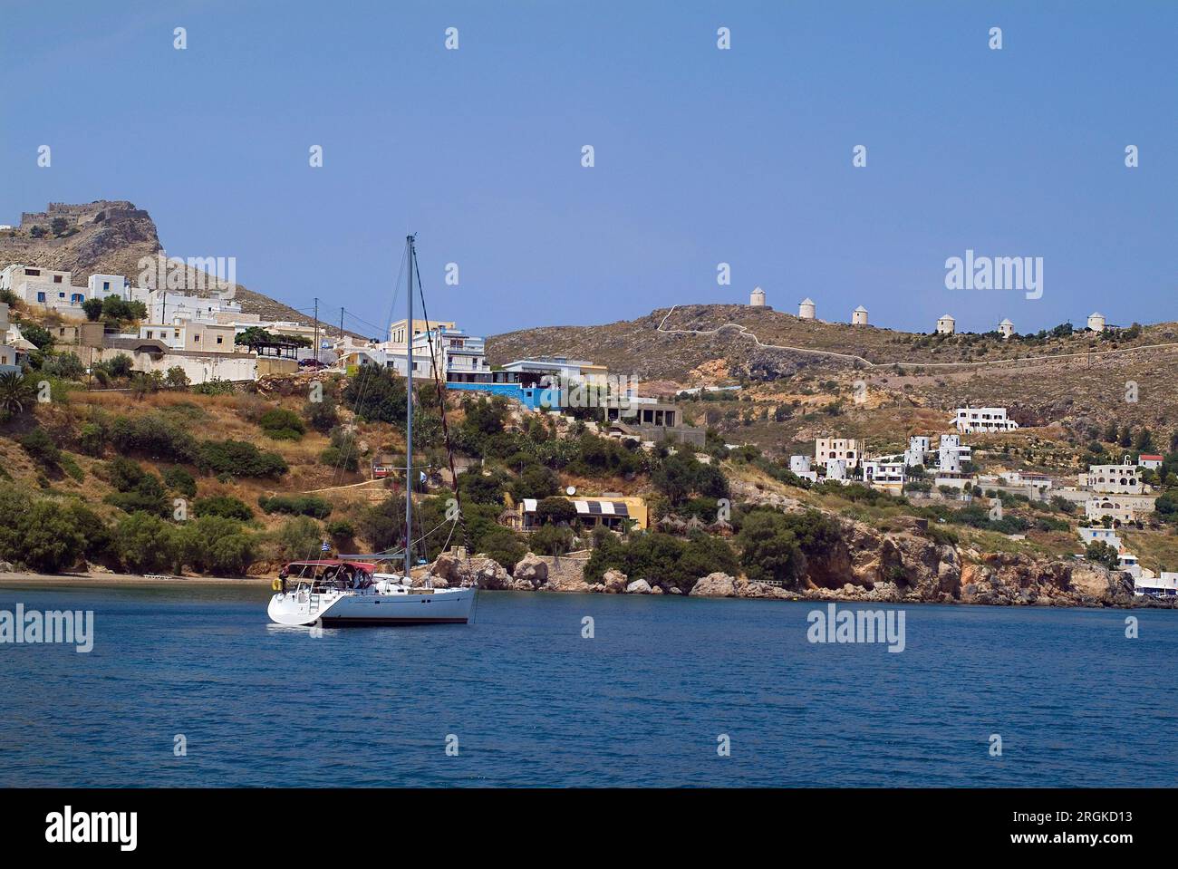 Griechenland, die Insel Leros Stockfoto
