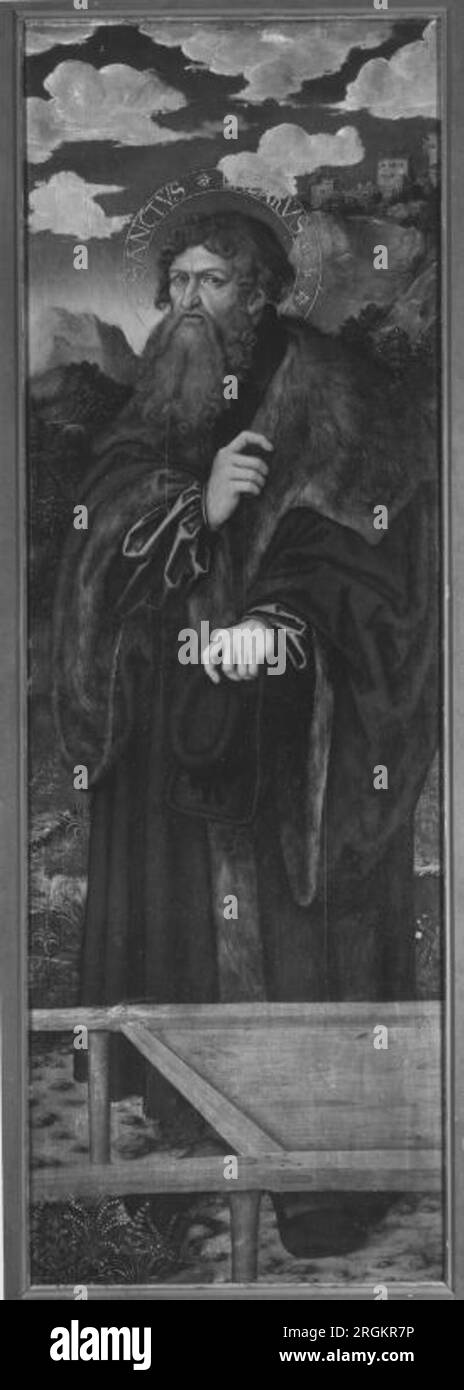 Magdalener Altar: St. Lazarus zwischen 1520 und 1530 / zwischen ca. 1520 und ca. 1525 von Lucas Cranach dem Ältesten Stockfoto