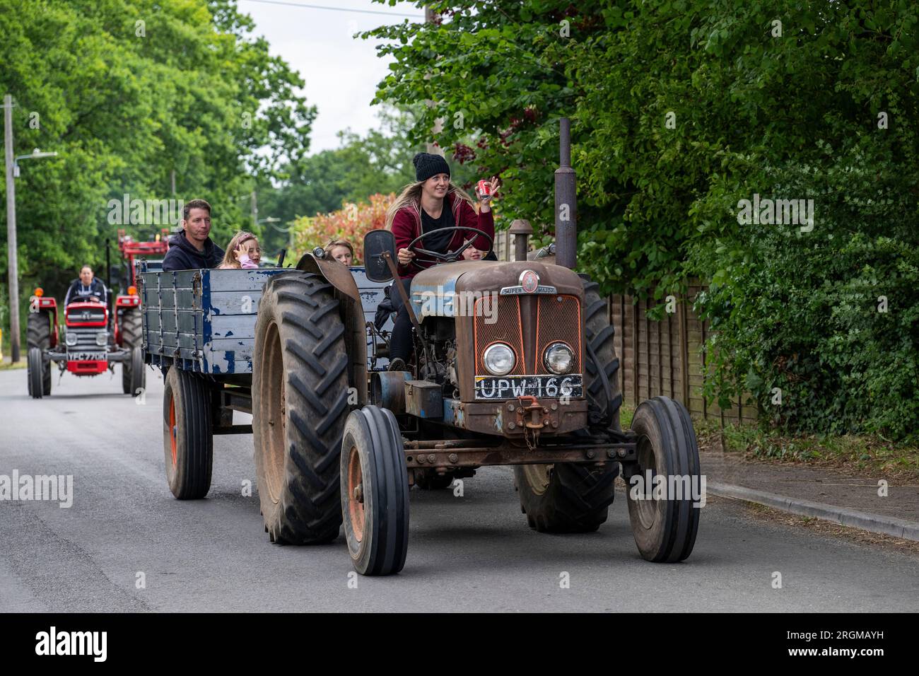 Landmaschinen in Copythorne, New Forest National Park, Hampshire, England, Großbritannien Stockfoto