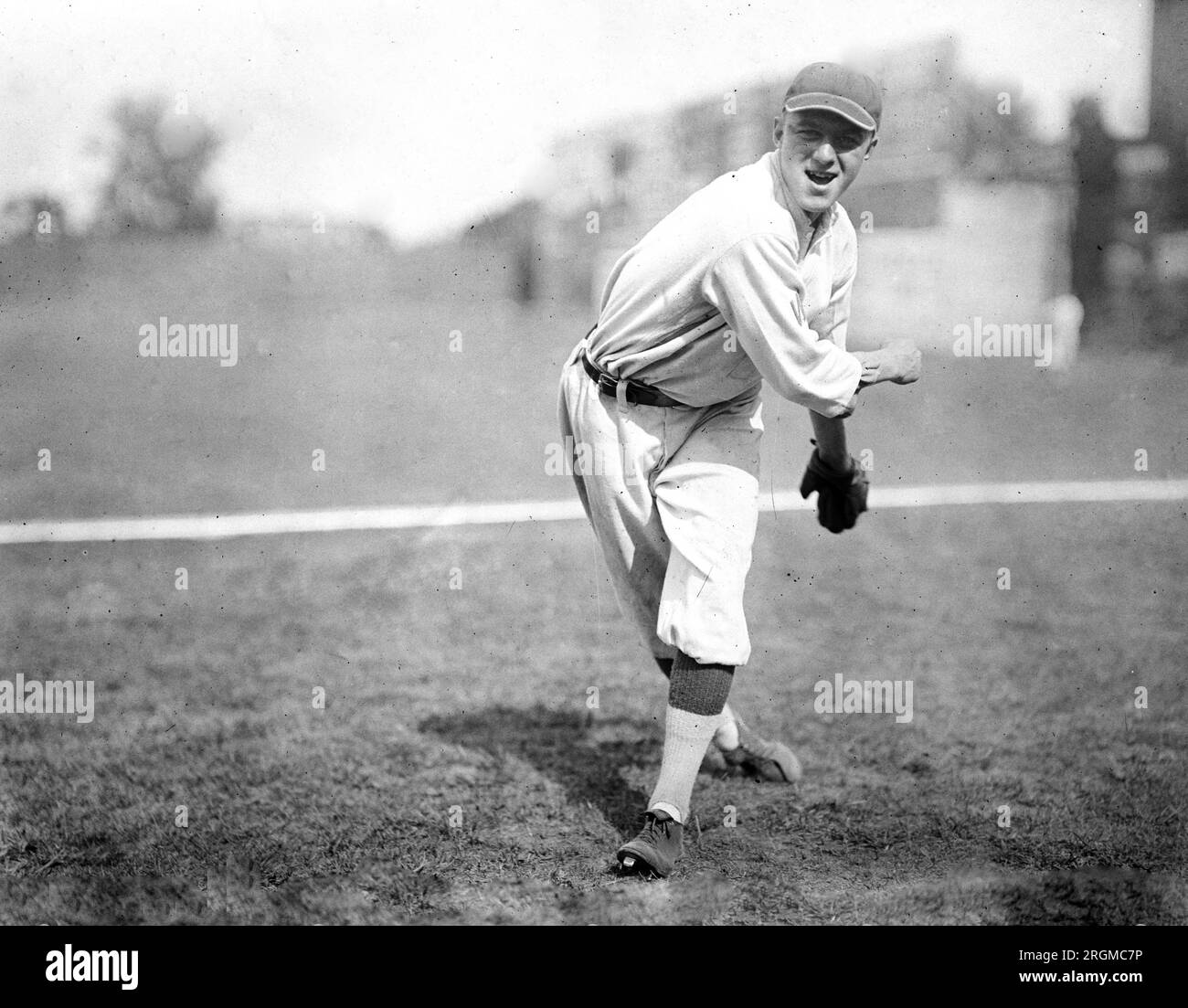 1913 Washington Senatoren: Pitcher Joe Engle Stockfoto