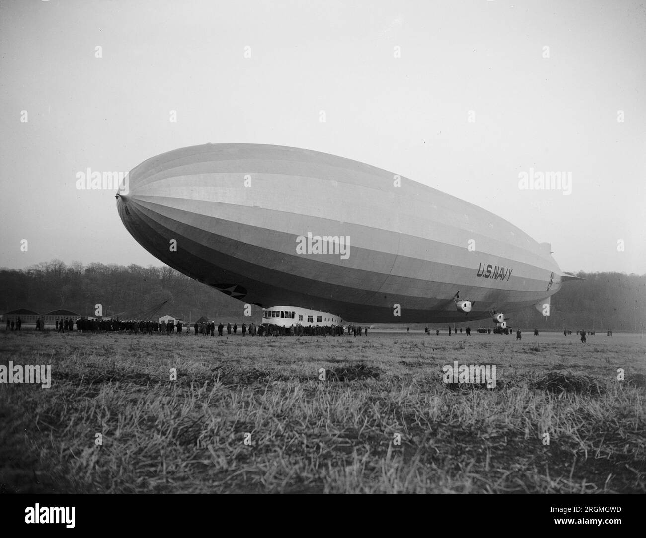 Taufe des "Los Angeles" Luftschiffs in Bolling Field, Washington, D.C. 1924 Stockfoto