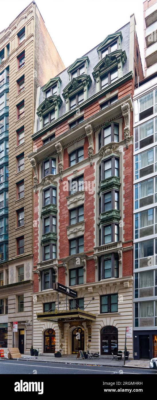 Midtown South: Hotel Grand Union, 34 East 32. Street, ist die renovierte Beaux Arts Landmark St. Louis Hotel von 1905. Stockfoto