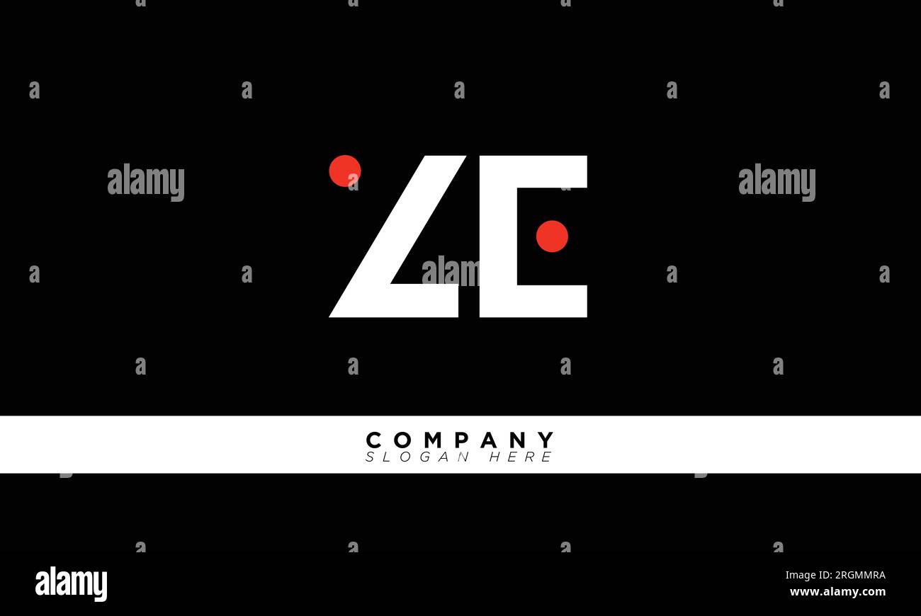 ZC Alphabet Buchstaben Initialen Monogramm Logo Stock Vektor