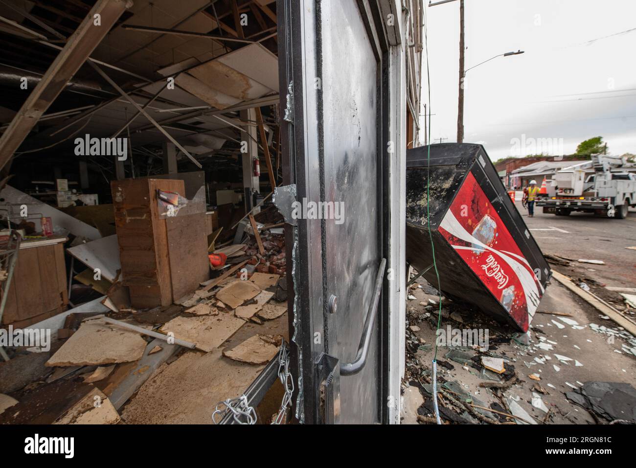 Bericht USDABesuch zur Untersuchung von EF4 TornadoKatastrophengebieten in Rolling Fork, MS