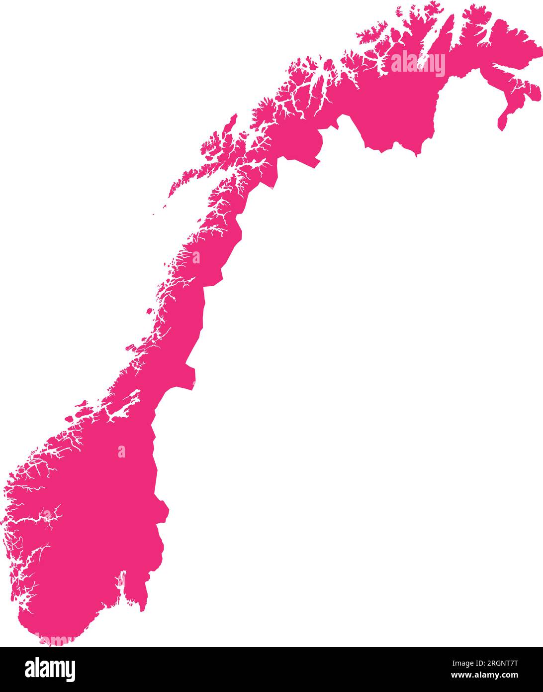 ROSEN-CMYK-Farbkarte von NORWEGEN Stock Vektor