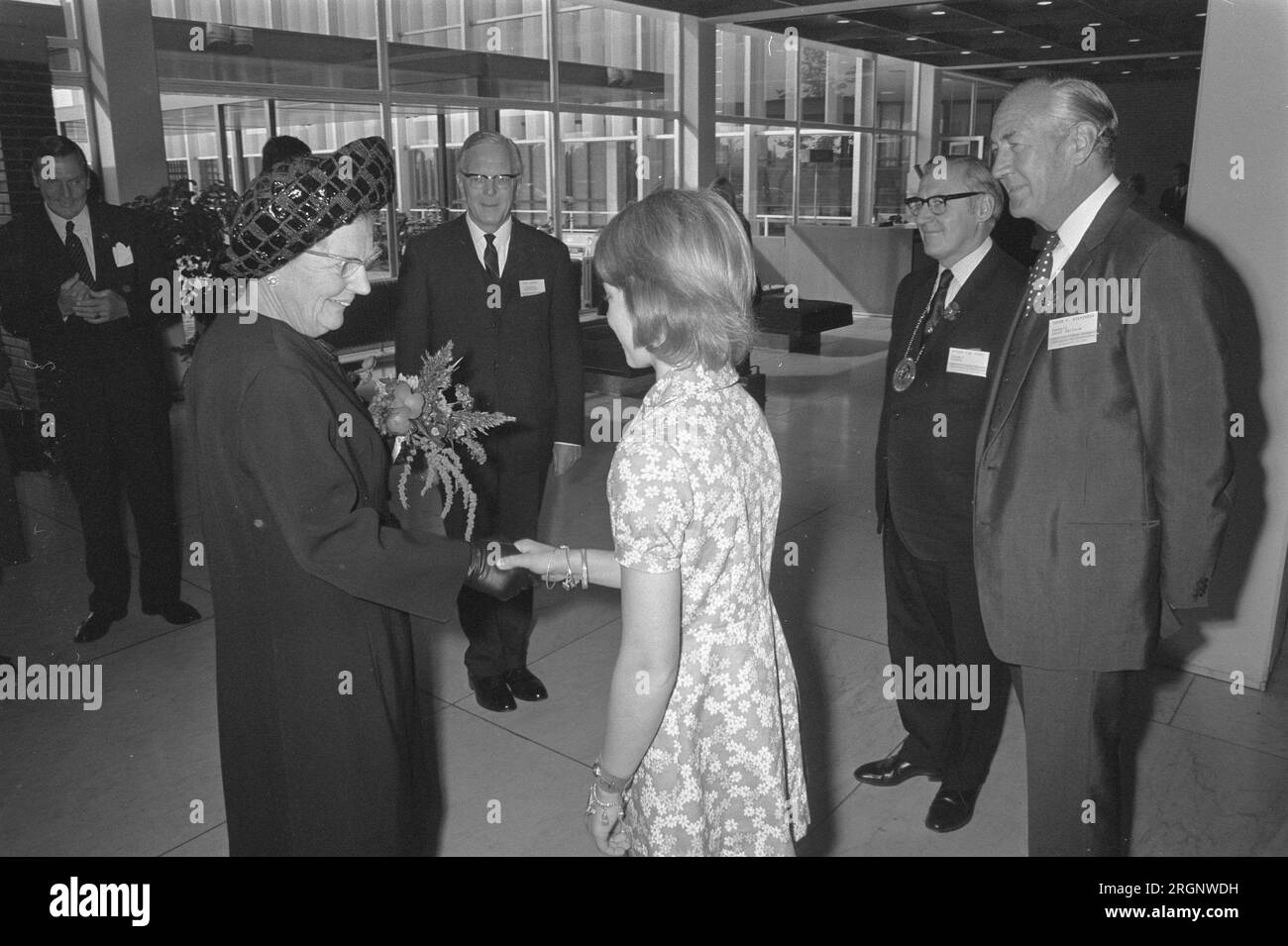 Königin Juliana bei der Weltärztekammer zehn Tage Kongress ca. 1972 Stockfoto