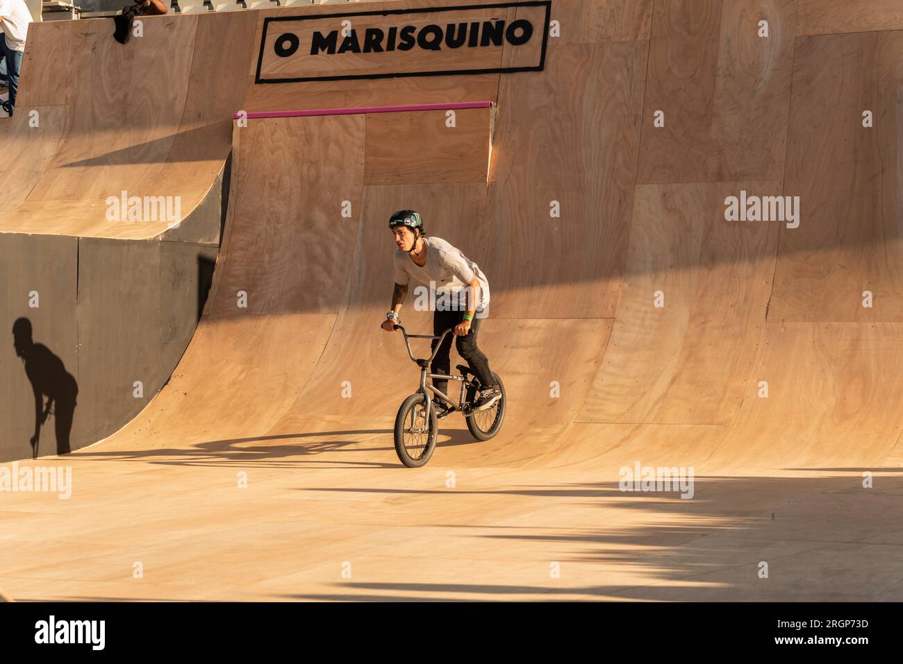 Vigo, Spanien. 10. August 2023. Kultur. Sport. Marisquiño23. Städtisches Kulturfestival und internationale Meisterschaft des städtischen Sports. Kredit: XAN Gasalla/Alamy Live News Stockfoto