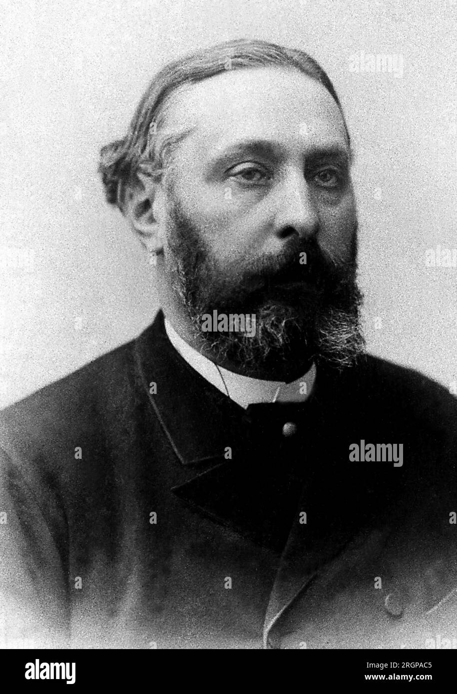 Sully Prudhomme (Armand Sully-Prudhomme dit) (Sully Prud'homme, Sully Prud'homme) (1839-1907), Poete parnassien, essayiste et critique francais. Stockfoto