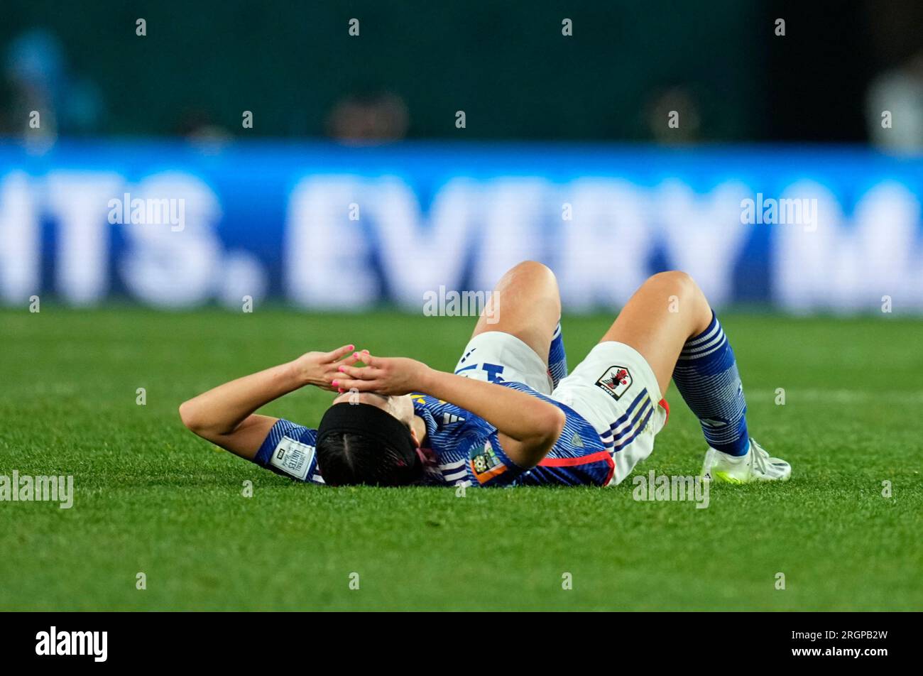 August 11 2023: Jun Endo (Japan) Post-Game-Verzweiflung während eines Spiels, AT, . Kim Price/CSM Stockfoto