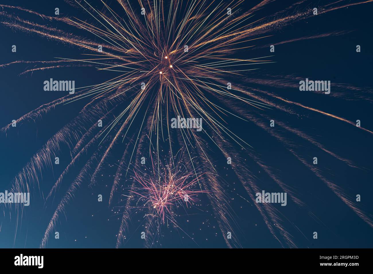 Feuerwerk Am 4. Juli Stockfoto