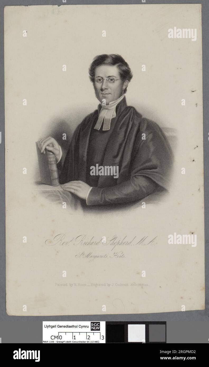 Richard Shepherd, M.A 1844 von John Cochran Stockfoto