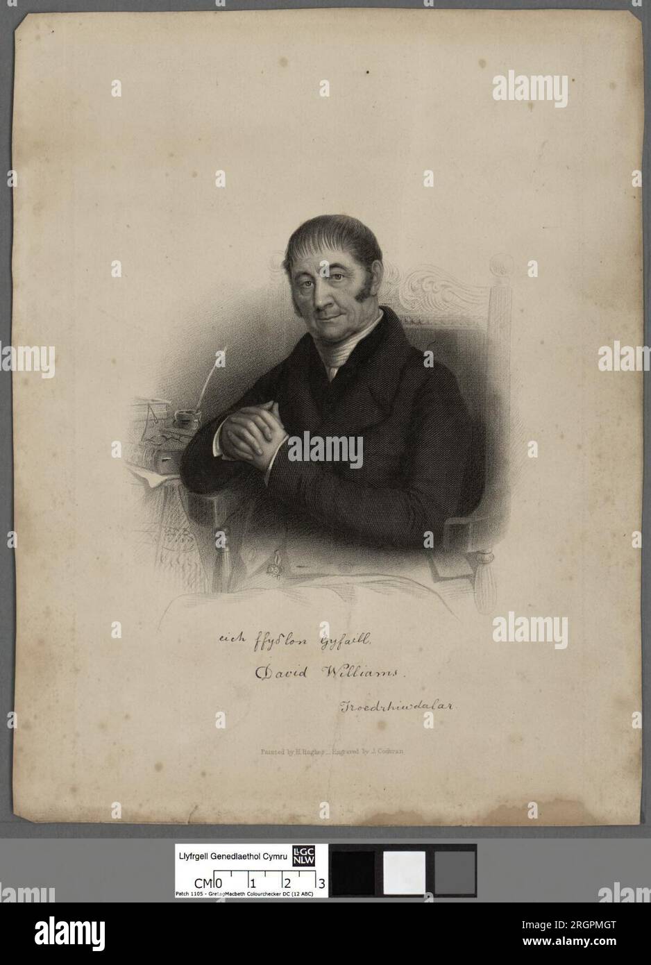 David Williams, Troedwhiwdalar zwischen 1854 und 1865 von John Cochran Stockfoto