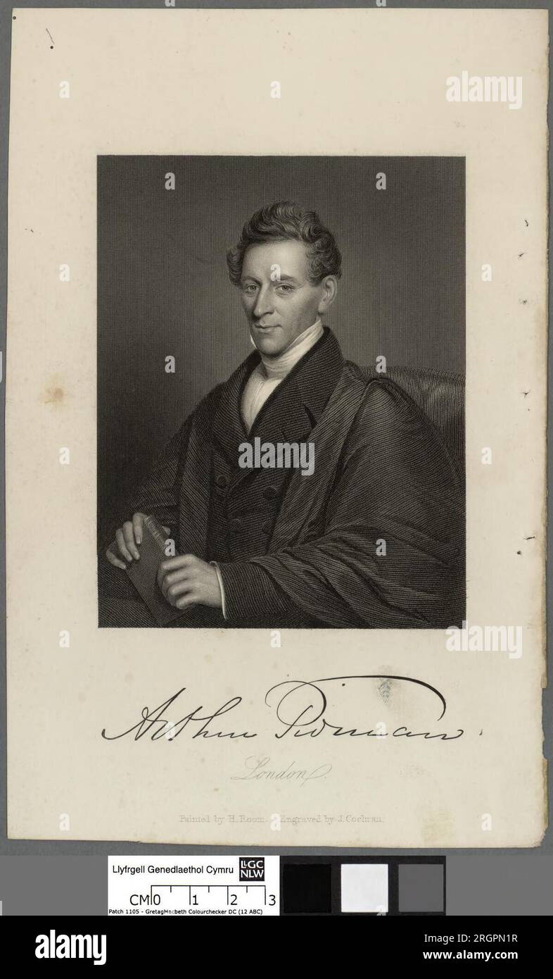 Arthur Tidman, London 1846 von John Cochran Stockfoto