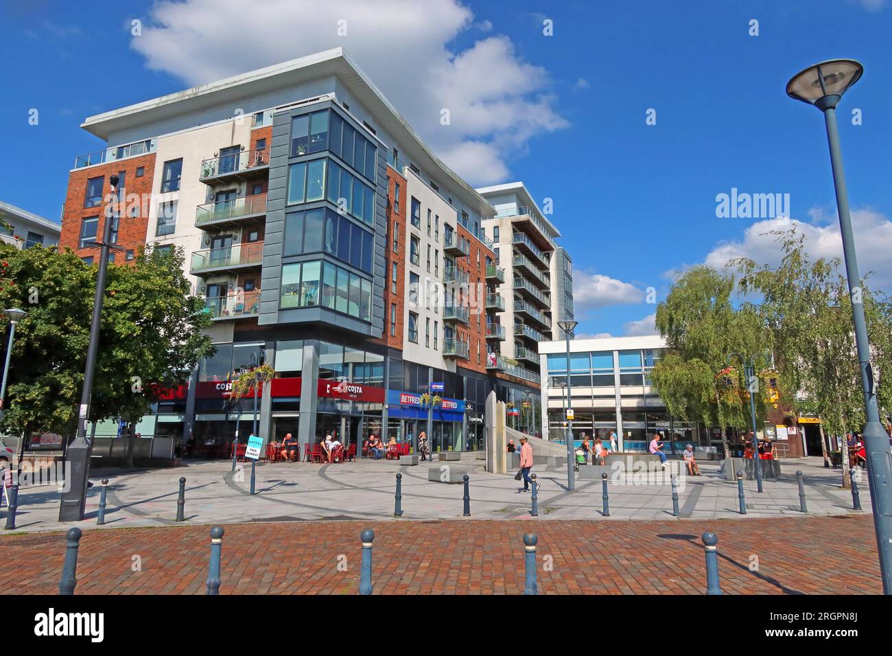 Prestwich Stadtzentrum Longfield, 466 Bury New Rd, Prestwich, Manchester, England, Vereinigtes Königreich, M25 1-POLIG Stockfoto