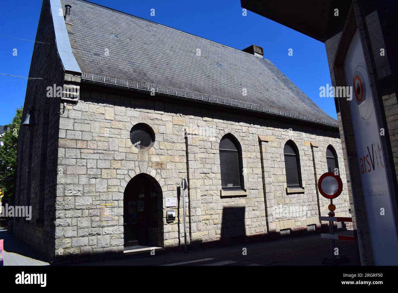 Kirche in St. Vith, Katharinenkirche Stockfoto
