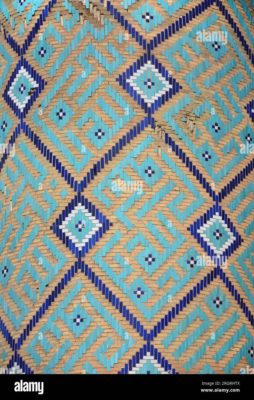 Altes Mosaikgemälde in Shiraz, Iran Stockfoto Altes Mosaikgemälde in Shiraz, Iran Stockfoto